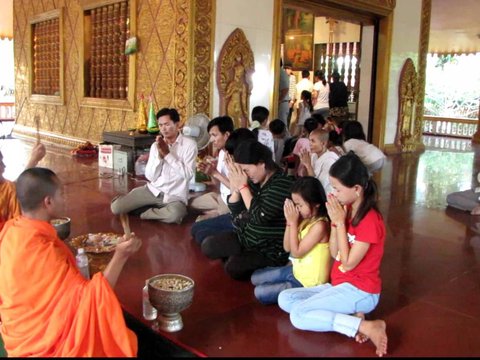 Siem Reap Monk Blessing 