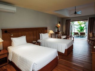 Beach front villa