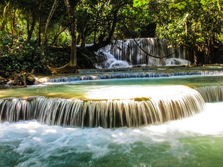 Luang Prabang - Kuang Si Waterfall (B, L)
