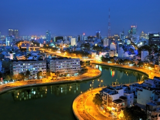 Chau Doc – Saigon (B, L)