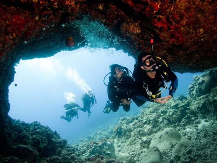 Diving in Phi Phi 
